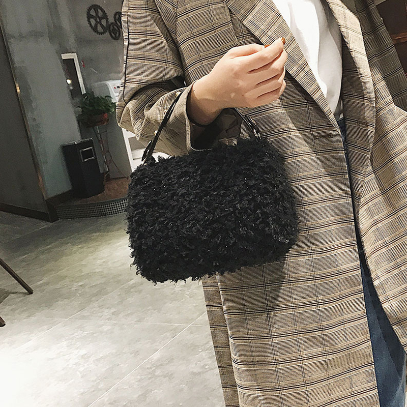  Fashion Zipper Design Polyester Clutches Bags