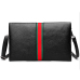 Stylish Patchwork  Black PU Clutches Bags
