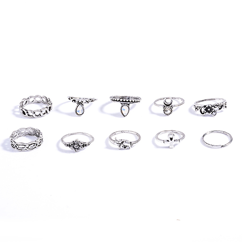 Fashion Silver Metal Ring