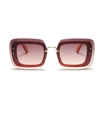  Fashion Gradient Orange PC Sunglasses