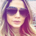  Fashion Rivet Decoration Grey PC Sunglasses