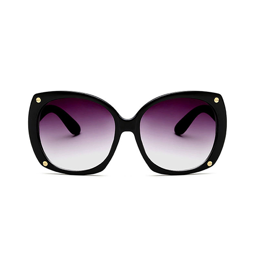 Fashion Black Metal Sunglasses