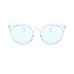 Fashion See-Through Blue PC Sunglasses