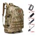 45L Large Capacity Molle Tactical Backpack Army Military Assault Bags Outdoor Hiking Trekking Hunting Camping Bag Camouflage