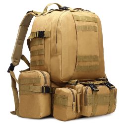 50L Tactical Backpack 4 in 1 Military Bags Army Rucksack Backpack Molle Outdoor Sport Bag Men Camping Hiking Travel Climbing Bag