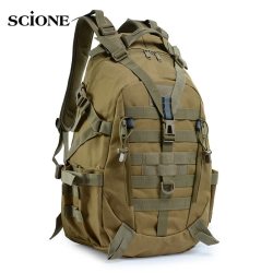 Large Camping Backpack Military Men Travel Bags Tactical Molle Climbing Rucksack Hiking Bag Outdoor sac a dos militaire XA714WA