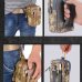 Men Tactical Molle Pouch Belt Waist Pack Bag Small Pocket Military Waist Pack Running Pouch Travel Camping Bags Soft back