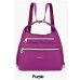 Outdoor Nylon material Waterproof Women's small backpack Multi-function Oblique cross bag for female