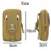 Queshark Mini Outdoor Camping Bags Hot Waterproof  800D Nylon Military Tactical Molle Pouch Waist Bag For 5.5 inch Mobile Phone