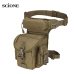 Tactical Waist Bag Drop Leg Bags Tool Fanny Camping Hiking Trekking Military Shoulder Saddle Nylon Multi-function Pack XA618WA