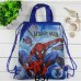 1Pc Spider-Man Drawstring Bag Mario School Backpack for Boys Superhero School bag Kids Cartoon Book bag