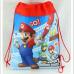 1Pc Spider-Man Drawstring Bag Mario School Backpack for Boys Superhero School bag Kids Cartoon Book bag