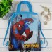 1Pc Spider-Man Drawstring Bag Mario School Backpack for Boys Superhero School bag Kids Cartoon Book bag