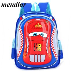 2019 3D 5-7 Year Old School Bags Boys New Semester Waterproof Car Backpacks Child  Book bag Kids Shoulder Bag Satchel Knapsack