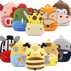 2019 3D Cartoon Plush Children Backpacks kindergarten Schoolbag Animal Kids Backpack Children School Bags Girls Boys Backpacks