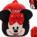 2019 New Cartoon Baby Mickey School Bag for Children Kids Cute Plush School Backpack Boys Schoolbag