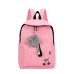 2019 Solid backpack girl school bags for teenage College wind Women SchoolBag High student bag black nylon printing