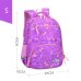 2019 suitable for grades 1-6 Flower cartoon printing school bags for girls children orthopedics school backpack mochila infantil