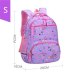 2019 suitable for grades 1-6 Flower cartoon printing school bags for girls children orthopedics school backpack mochila infantil