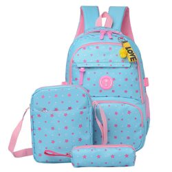 3 pcs/sets High Quality School Bag Fashion School Backpack for Teenagers Girls schoolbags kid backpacks mochila escolar