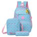 3 pcs/sets High Quality School Bag Fashion School Backpack for Teenagers Girls schoolbags kid backpacks mochila escolar