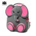 3D Happy Elephant Model School Big Waterproof Zoo Animals Design Mochila Infantil Fashion Anti Lost Gift for Toddler Kids Small