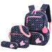 3pcs/set Printing School Bags Backpack Schoolbag Fashion Kids Lovely Backpacks For Children Girls School Student Mochila