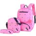 3pcs/set Printing School Bags Backpack Schoolbag Fashion Kids Lovely Backpacks For Children Girls School Student Mochila