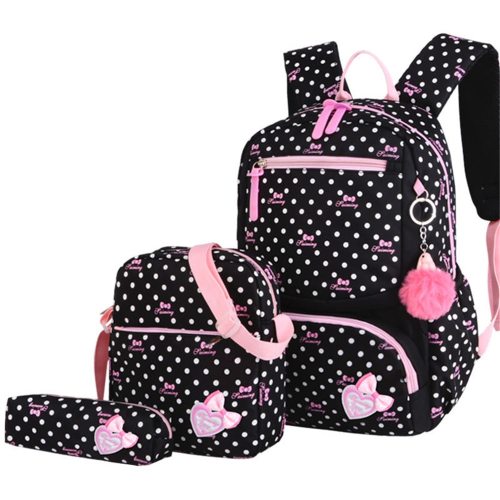 3pcs/set Printing School Bags Backpack Schoolbag Fashion Kids Lovely Backpacks For Children Girls School Student Mochila