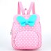 Children Bags for girls Kindergarten Children School Bags Cartoon bow tie Baby Girl School Backpack Cute Children Backpack