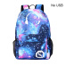 DIOMO Cool Luminous School Bags for Boys and Girls Backpack with USB Charging Anime Backpack For Teenager Girls Anti-theft