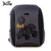 Delune Brand Orthopedic School Bag for Children Boys Four-wheel Drive Cars Print Backpack Speed SUV Mochila Infantil Grade 1-5