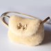 Fashion Girls Kids Purse Bowknot Mini Artificial Fur Handbags Cross Bags Comfortable Cute Handbag Messenger Bags