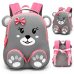 Fashion Kids School Backpack for Girls 3D Lovely Bear School Bags Cute Animals Design Children Backpacks Kids Bag Escolares