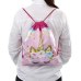 Fashion Unicorn Drawstring Bag for Girls Kids Backpack for Boys School Bags Cute Cartoon Drawstring Bags Travel Storage Package