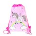 Fashion Unicorn Drawstring Bag for Girls Kids Backpack for Boys School Bags Cute Cartoon Drawstring Bags Travel Storage Package