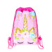 Fashion Unicorn Drawstring Bag for Girls Kids Backpack for Boys School Bags Cute Cartoon Drawstring Bags Travel Storage Package