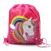 Fashion Unicorn Drawstring Bag for Girls Kids Backpack for Boys School Bags Cute Cartoon Drawstring Bags Travel Storage Package