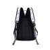 FengDong female fashion school backpack usb school bags for girls black backpack plush ball girl schoolbag butterfly decoration