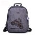 High Quality  Delune 2019 Cartoon Children School Backpack for Boys Orthopedic Backpack Children's School Bag Motorcycle Safe