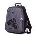 High Quality  Delune 2019 Cartoon Children School Backpack for Boys Orthopedic Backpack Children's School Bag Motorcycle Safe