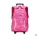 Kid's Travel Rolling luggage Bag School Trolley Backpack girls backpack On wheels Girl's Trolley School wheeled Backpacks Child