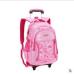 Kid's Travel Rolling luggage Bag School Trolley Backpack girls backpack On wheels Girl's Trolley School wheeled Backpacks Child