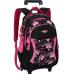 Kid's Travel Rolling luggage Bag School Trolley Backpack girls backpack On wheels Girl's Trolley School wheeled Backpacks Child