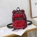 NEW Sequins Backpacks Teenager School Bags For Girls PU mochila Backpack Drawstring Kids Bag glitter Girls Travel Shoulder Bags