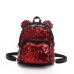 NEW Sequins Backpacks Teenager School Bags For Girls PU mochila Backpack Drawstring Kids Bag glitter Girls Travel Shoulder Bags