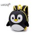 New 3D children school bags Cartoon Hard shell backpack for children for girls penguin school backpack for boy mochila infantil