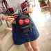 New girl shoulder bag Cartoon backpack dual-use small Diagonal School bag children cute bow small backpack mochilas escolares