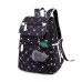 OKKID school bags for girls female laptop backpack usb backbag children backpacks cute cat school backpack for girls bag pack