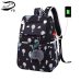 OKKID school bags for girls female laptop backpack usb backbag children backpacks cute cat school backpack for girls bag pack